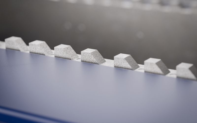 Higher material density and lower storage requirements